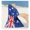 Australian Flag Beach Towels Beach Shot